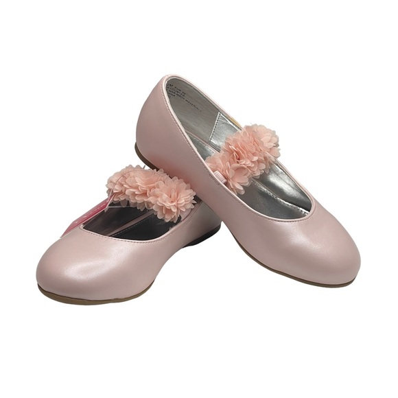 new Nina 𑁍 Flower Child Medina Embellished Ballet Flats 𑁍 Pearl Pink 𑁍 12 𑁍 - Picture 2 of 16